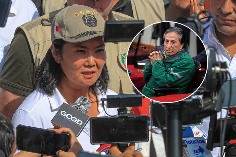 Keiko Fujimori dice que evaluará pedido de indulto para Alejandro Toledo.