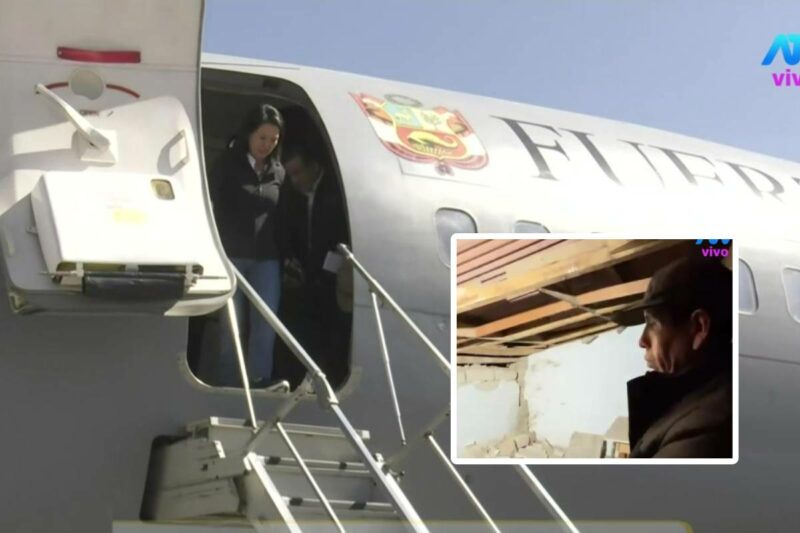 Presidenta Fujimori llega a Junín para supervisar ayuda a afectados por sismo