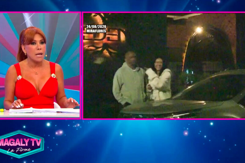 Magaly Medina critica a Sergio George por su actitud con Magdyel Ugaz.