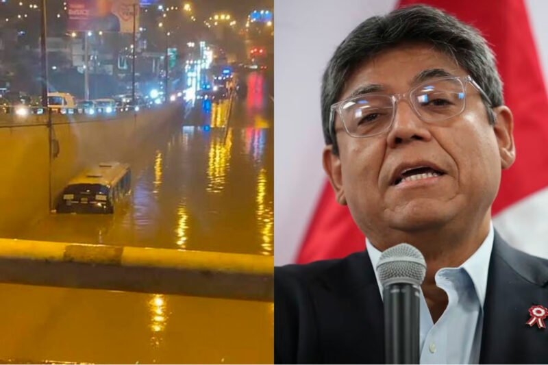 Ministro de Economía pide perdón por minimizar lluvias en Lima.