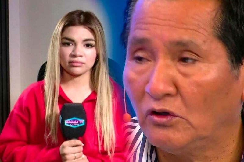 Naldy Saldaña durante una entrevista en la que responde a Óscar Custodio.