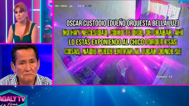 Óscar Custodio dueño de La Bella Luz reaccionando ante denuncia de Naldy