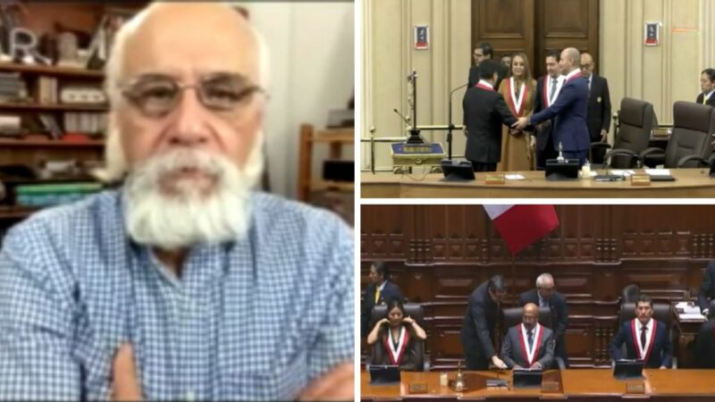 César Delgado Guembes, exoficial mayor del Congreso, durante entrevista sobre el esquema de bicameralidad en Perú