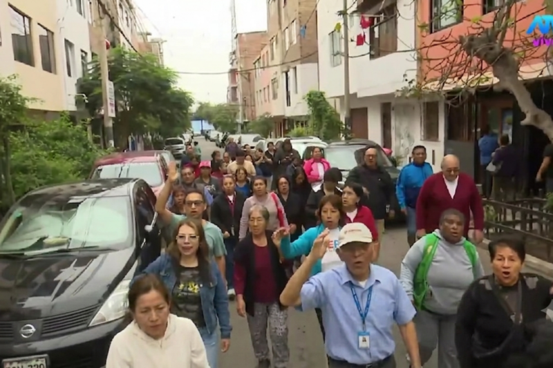 Vecinos de Surquillo rechazan obras de pistas y veredas: “Quieren quitar las áreas verdes”