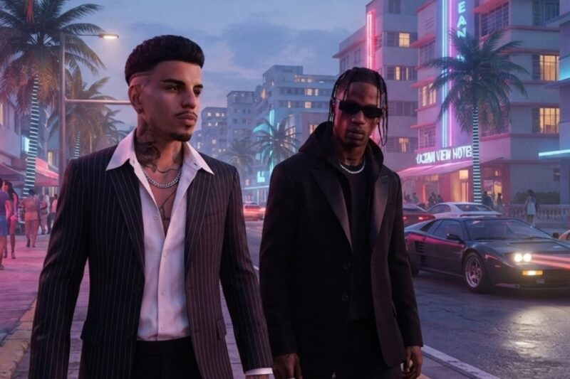 GTA 6 revela su playlist: Rauw Alejandro y Travis Scott integran su banda sonora